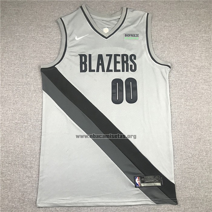 Camiseta Portland Trail Blazers Carmelo Anthony NO 00 Earned 2020-21 Gris